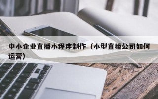 固始中小企业直播小程序制作（小型直播公司如何运营）
